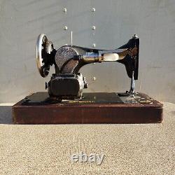 Antique Singer Black & Or Tonate Machine À Coudre Lavincendora Bentwood