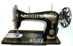 Antique Singer Classe 15 Tiffany Gingerbread 15k Machine À Coudre Denim Rare Vtg