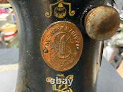 Antique Singer Machine À Coudre 1900's