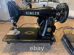 Antique Singer Machine À Coudre Fonctionne Toujours