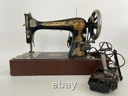 Antique Singer Manufacturing Co. Sphinx Machine À Coudre Superconstruite Vers 1901