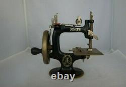 Antique Singer Sew Handy #20 Machine À Coudre Des Enfants