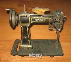 Antique Vintage Singer Pique Machine À Coudre Modèle 46k1 1910 Très Rare
