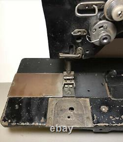 Chanteur 112w140 Black Industrial Couture Machine Twin Needle Antique Vintage