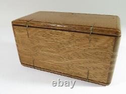 Complète! Rénové Et Réaménagé Singer Machine À Coudre 1889 Oak Puzzle Box