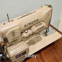 Excellente machine à coudre Singer des années 1950 191 B entièrement testée coud incroyablement France