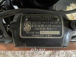 Machine À Coudre Des Doigts Réalisée En 1923 Avec Boîtier Et Travaux G0162339 Vintage Rare