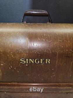 Machine à coudre Antique Singer Manufacturing Co. Modèle 128 Numéro de série JC157026 Testée