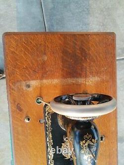 Machine à coudre Antique Singer Model 27 de 1893, en bon état de fonctionnement !, ÉTAT ORIGINAL