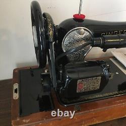 Machine à coudre Singer 128K 1851-1951 avec accessoires, manuel et étui, Coudre Parfaitement