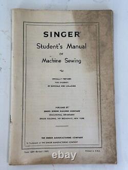 Machine à coudre Singer 15-91 de 1948 avec accessoires, décorée, ENTRETENUE, en excellent état