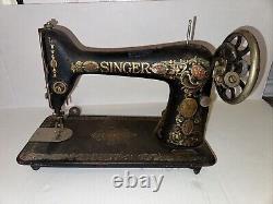 Machine à coudre Singer Antique de 1910 Série G Numéro de série G0940272 Sans Table