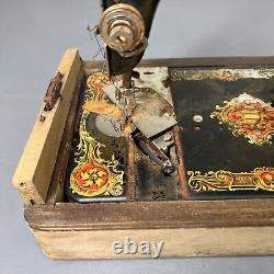 Machine à coudre Singer Antique de 1922 G9848496 avec pédale et instructions - PIÈCES