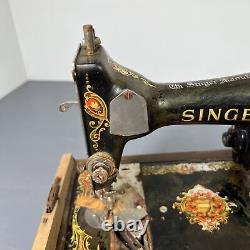 Machine à coudre Singer Antique de 1922 G9848496 avec pédale et instructions - PIÈCES