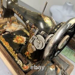 Machine à coudre Singer Antique de 1922 G9848496 avec pédale et instructions - PIÈCES