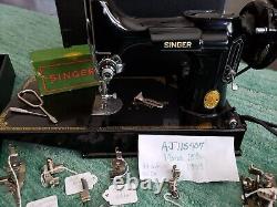 Machine à coudre Singer Featherweight de 1949 de style vintage