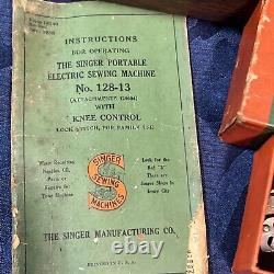 Machine à coudre Singer ancienne, G0910508 La Vencadora, fonctionne.