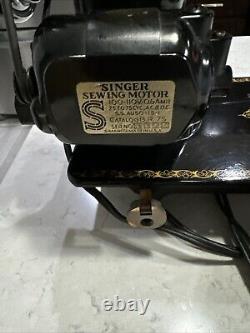 Machine à coudre Singer antique AG893238 en excellent état, prête à l'emploi, entièrement opérationnelle