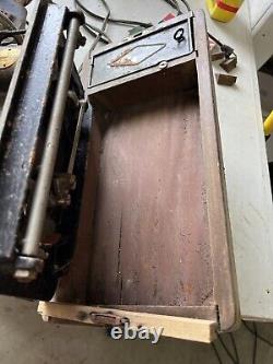 Machine à coudre Singer antique de 1922 G9848496 avec pédale et instructions - Pièces d'époque