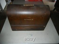 Machine à coudre Singer de 1926 avec boîtier en bois, pièces uniquement, non testé