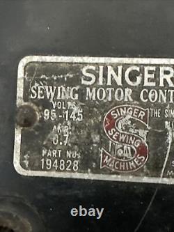 Machine à coudre Singer vintage lourde AS-Is