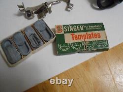 Machine à coudre Vintage Singer 221-1 Featherweight avec étui et accessoires
