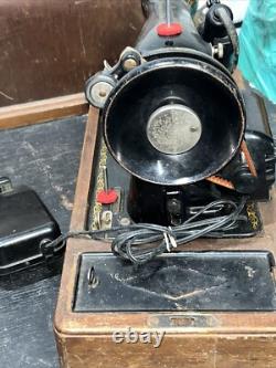 Machine à coudre Vtg Singer BZ 10-8 Simanco S. S. AU 52-16-5 Pédale en bakélite Réparations