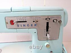 Machine à coudre Vtg Singer Modèle 348 Style Mate Spécial ZIG-ZAG avec étui + accessoires