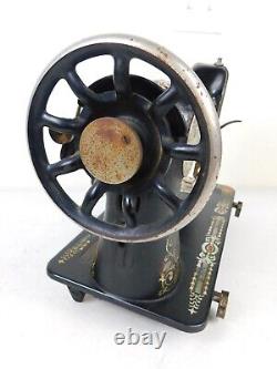 Machine à coudre manuelle à pédale Singer 28 Red Eye de 1910, antiquité WRKS G4035710