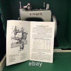 Machine à coudre pour enfants Vintage Singer Sewhandy avec étui