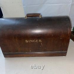 Machine à coudre vintage Singer 128K de 1910 en parfait état de fonctionnement, modèle La Vencedora