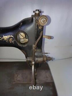 Rare 1912 Industrielle 45 Ksv 3 Chanteur Machine À Coudre Spécial Cuir De La Variété Spéciale