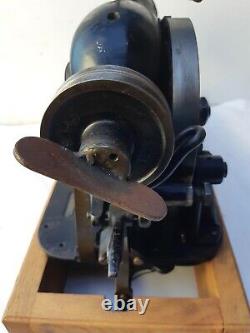 Rare 1929 Singer 68-7 Lock Stitch Button Tête De Machine À Coudre Industrielle