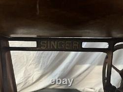 Rare Antique Singer Model 99 Sewing Machine Cabinet Pre 1930's sera expédié