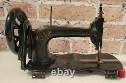 Rare & Belle 1877 Singer Modèle 12 Nouvelle Famille Fiddle Base Sewing Machine