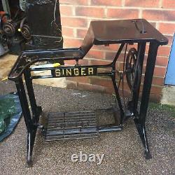 Singer 29k Cylinder Arm Leather Patcher Industrial Sewing Machine Stand/base