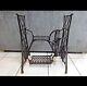 Vtg Antique Pre 1920s Singer Treadle Machine À Coudre Sur Pied En Fonte De Table Base Legs