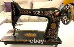 Vintage 1911 Singer Machine À Coudre #g9649947 Magnifique