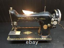 Vintage Anticique 1900 Singer Cast Iron Sewing Machine Head Seulement