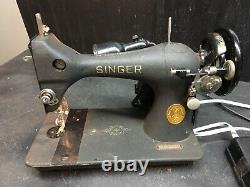 Vintage Antique 1900 Singer Cast Iron Sewing Machine Head Seulement Bobbin