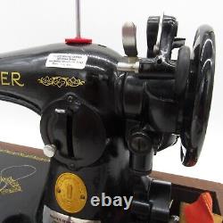 Vintage Antique Singer Machine À Coudre 15-91 Lock Stitch Reversible Feed Clean