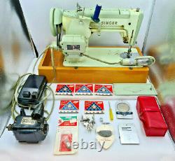 Vintage Rare Antique Inger Sewing Machine Bak 8-12 Avec Des Parties De Lots En Vrac 319