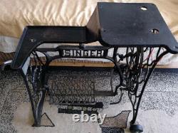 Vintage Singer 29-4 29k-51 Machine À Coudre Stand De Base En Fonte