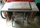 Vtg Singer Treadle Sewing Machine Table Oak Wood Cabinet Cast Iron Pick Up Nj